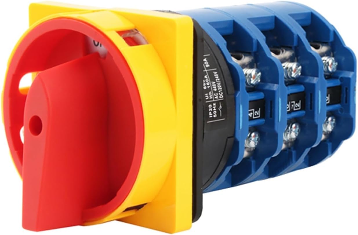LW26GS-160/3 LW28 YMW26GS-160A Three Section 3 Poles Silver Contact Power Cut-off Padlock Type Universal Rotary Cam Switch