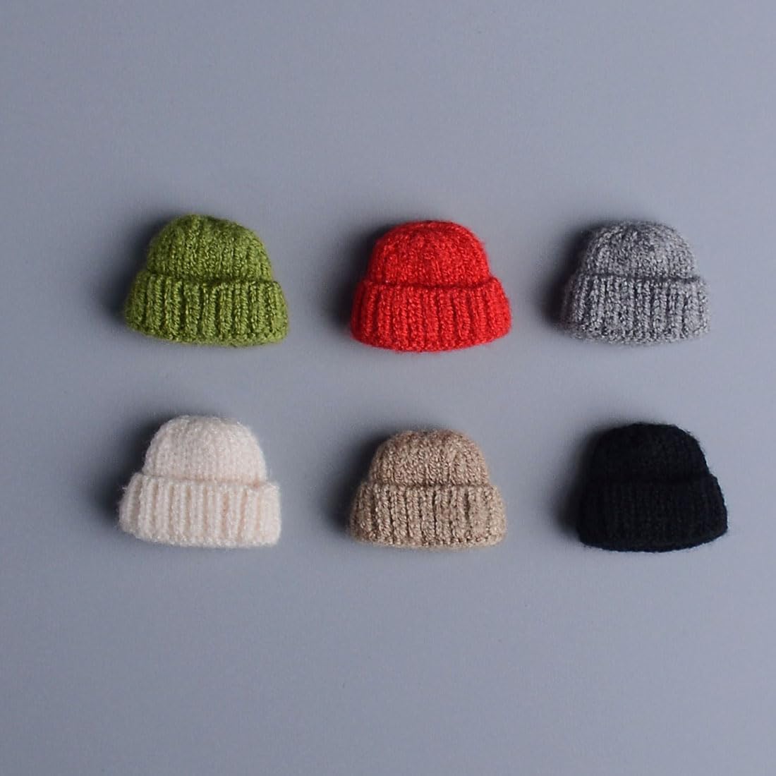 Meetoget 1/12 Scale Figure Doll Daily Sports Street Knitted Hat for Action Figure PU007,Gray