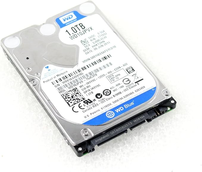 Western Digital Wd10jpvx 75jc3t0 1tb Dcm Sbmtjhk Amazon Ca Electronics