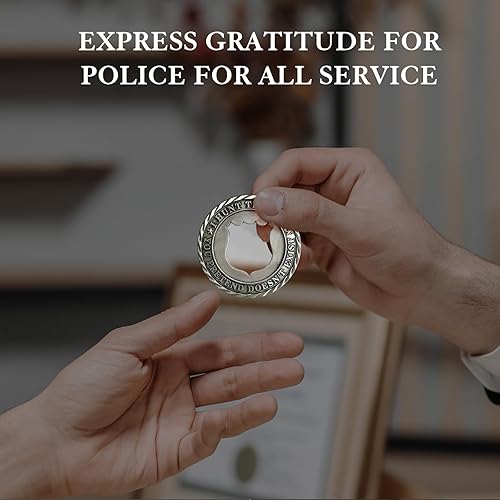 Miniatura 6 de 5 monedas de desafío de policía, símbolo de policía hueco, monedas de desafío del departamento de policía, regalo conmemorativo de la policía,