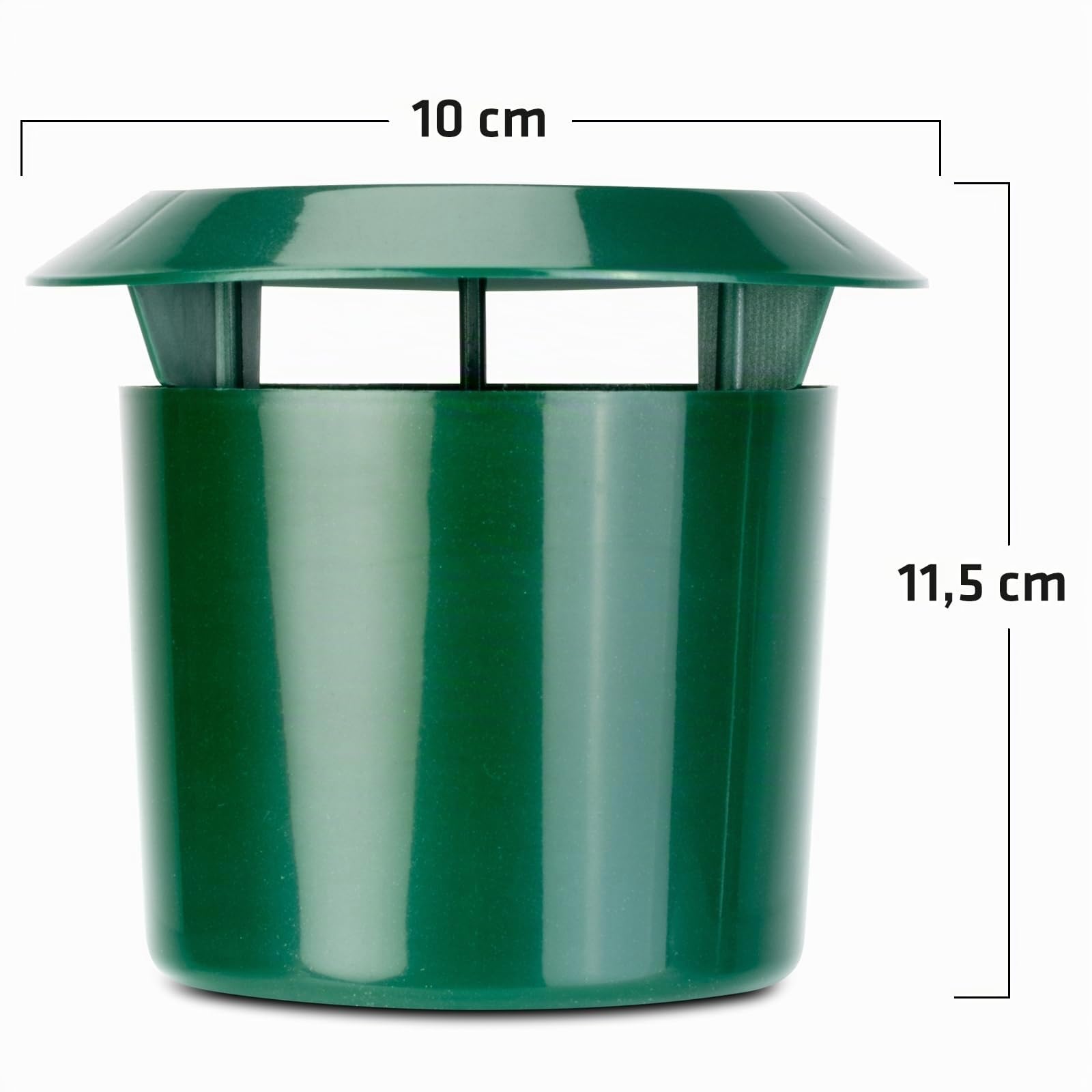 GARDIGO® Lot de 12 Pièges à Limaces et Escargots pour Jardin et Potager | Protection Plantes et Légumes | Réutilisable et Simple à Utiliser | Couleur Verte