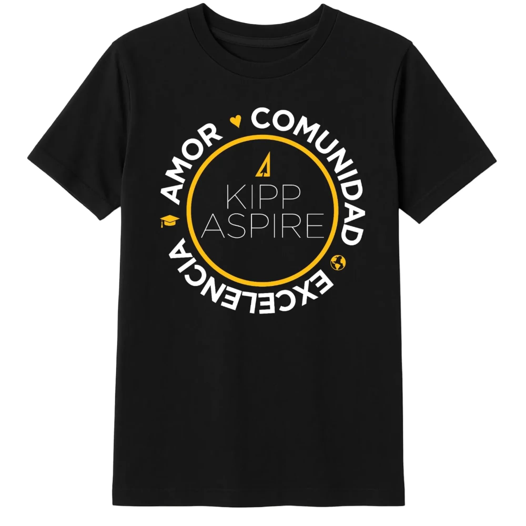 KIPP: Somos Primary Short Sleeve Spirit T-Shirt - 100% Cotton School Uniform Tee For Kids
