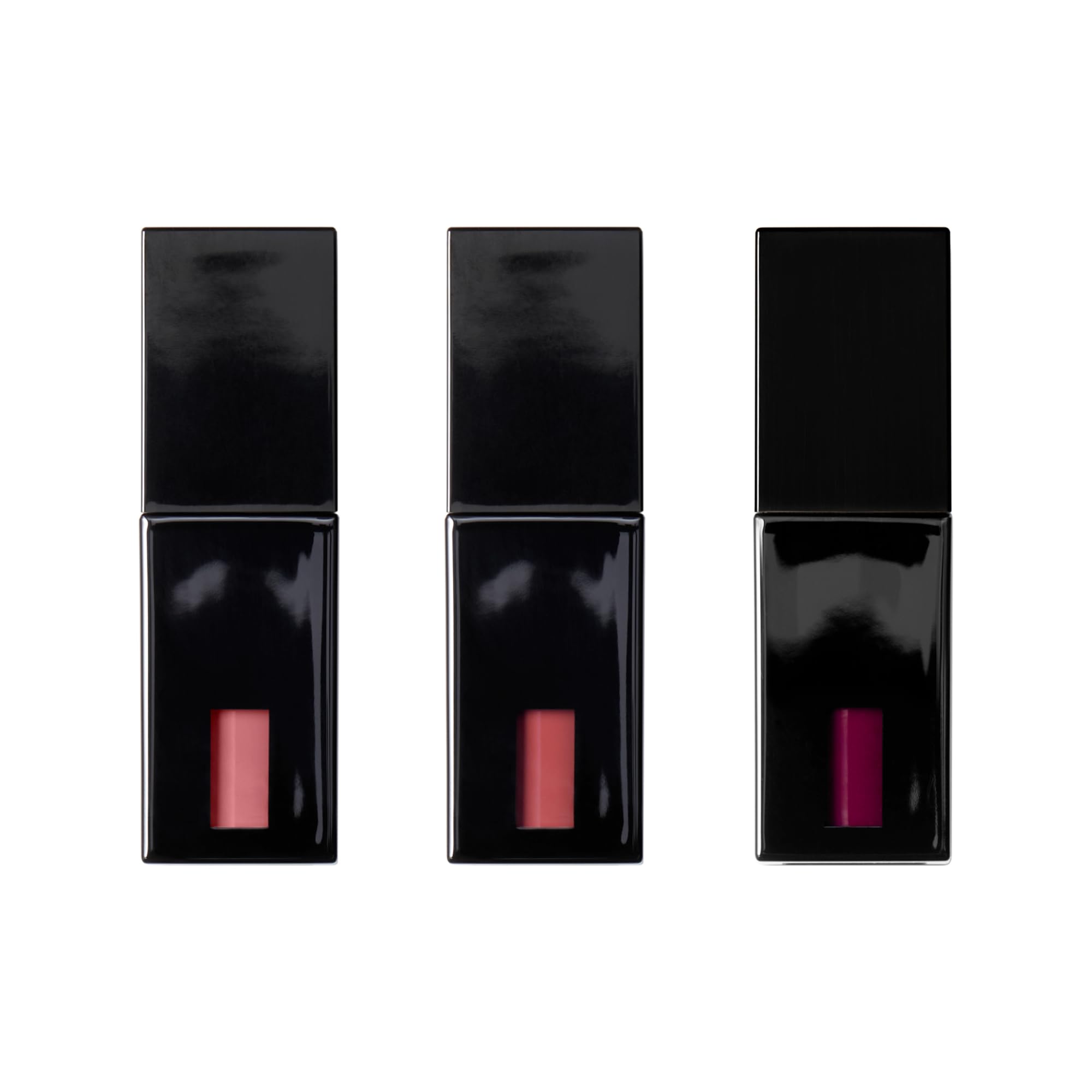 Glossy Lip Stain Trio, Includes Pinkies Up, Power Mauves & Berry Queen, Long-Lasting Lip Stain For A Subtle Gloss Finish, Vegan & Cruelty-Free
