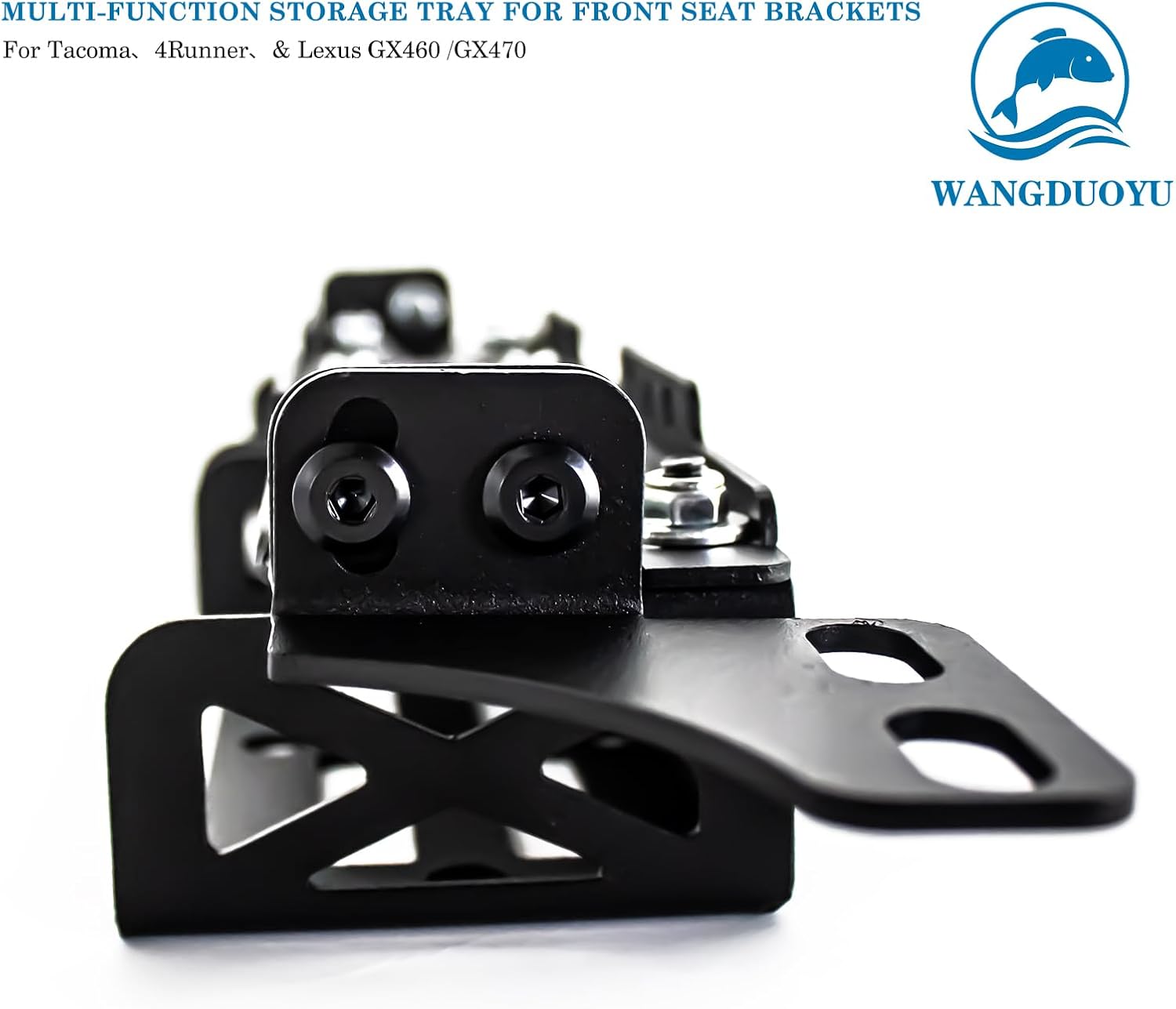 Front Seat Bracket Storage Tray Molle Panel Compatible with Toyota Tacoma 2005-2023, 4runner, and Lexus Gx460 Gx470