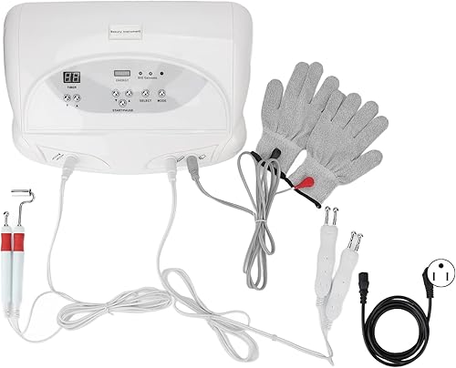 Miniatura 7 de Dispositivo de elevación facial de electrodos, BIO Pore Máquina de apriete de piel eléctrica Previene el envejecimiento 2 cabezales de masaje para