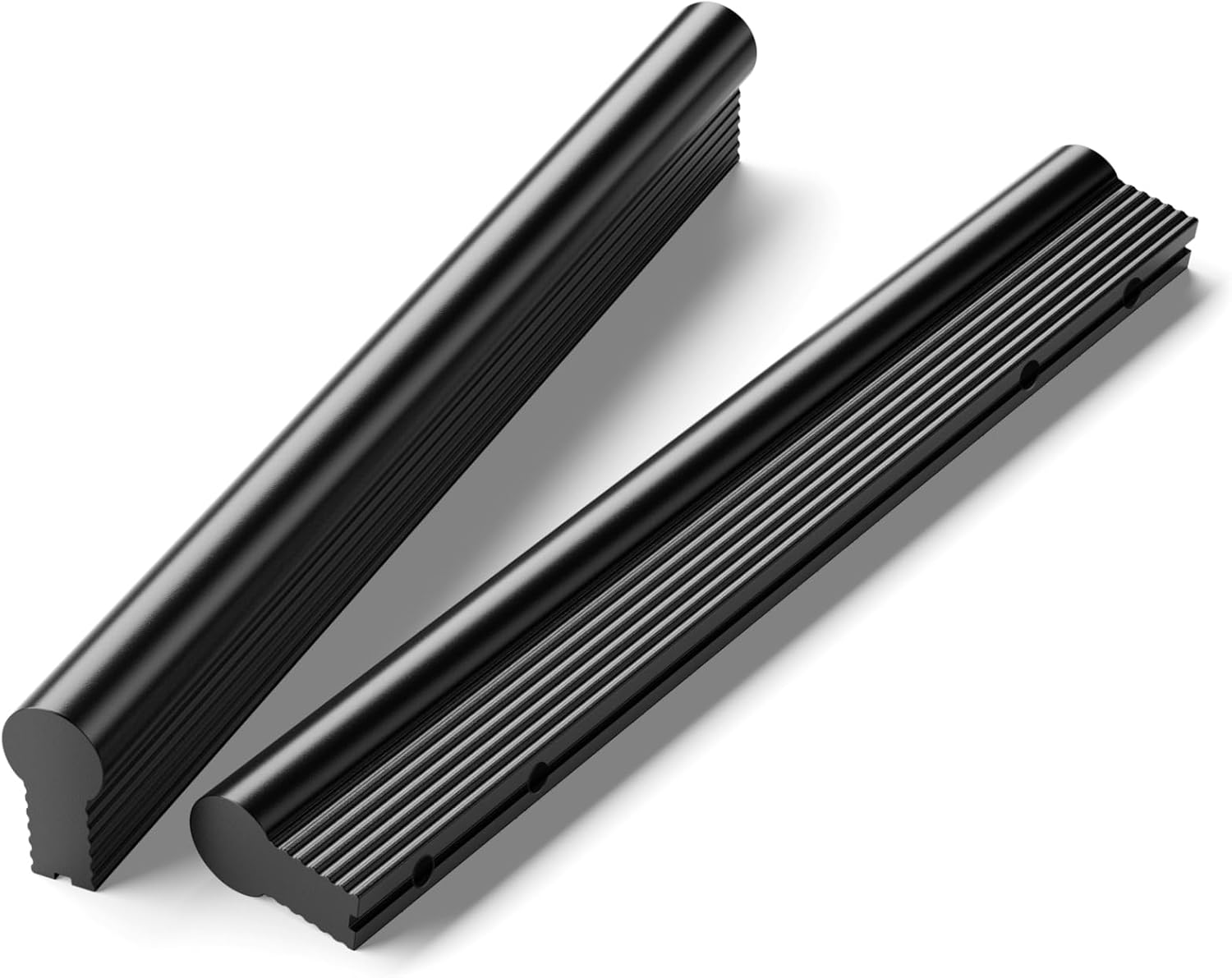 Cobbe 10 Pack 3 Inch & 5 Inch Hole Center Spacing i-Shaped Solid Kitchen Cabinet Handles, Matte Black Handles and Pulls for Bathroom Cabinets and Drawers Hardware