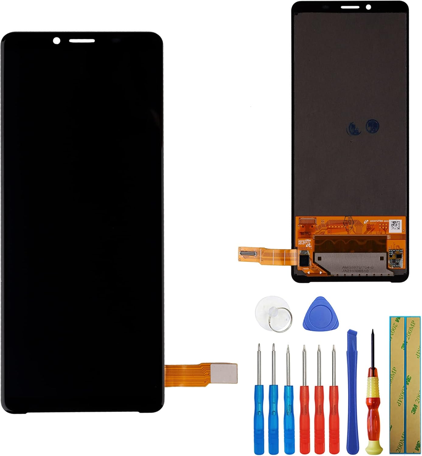LCD Display Compatible with Sony Xperia 10 II 2nd Gen XQ-AU51 XQ-AU52 6.0" LCD Display Touch Screen Assembly with Tools