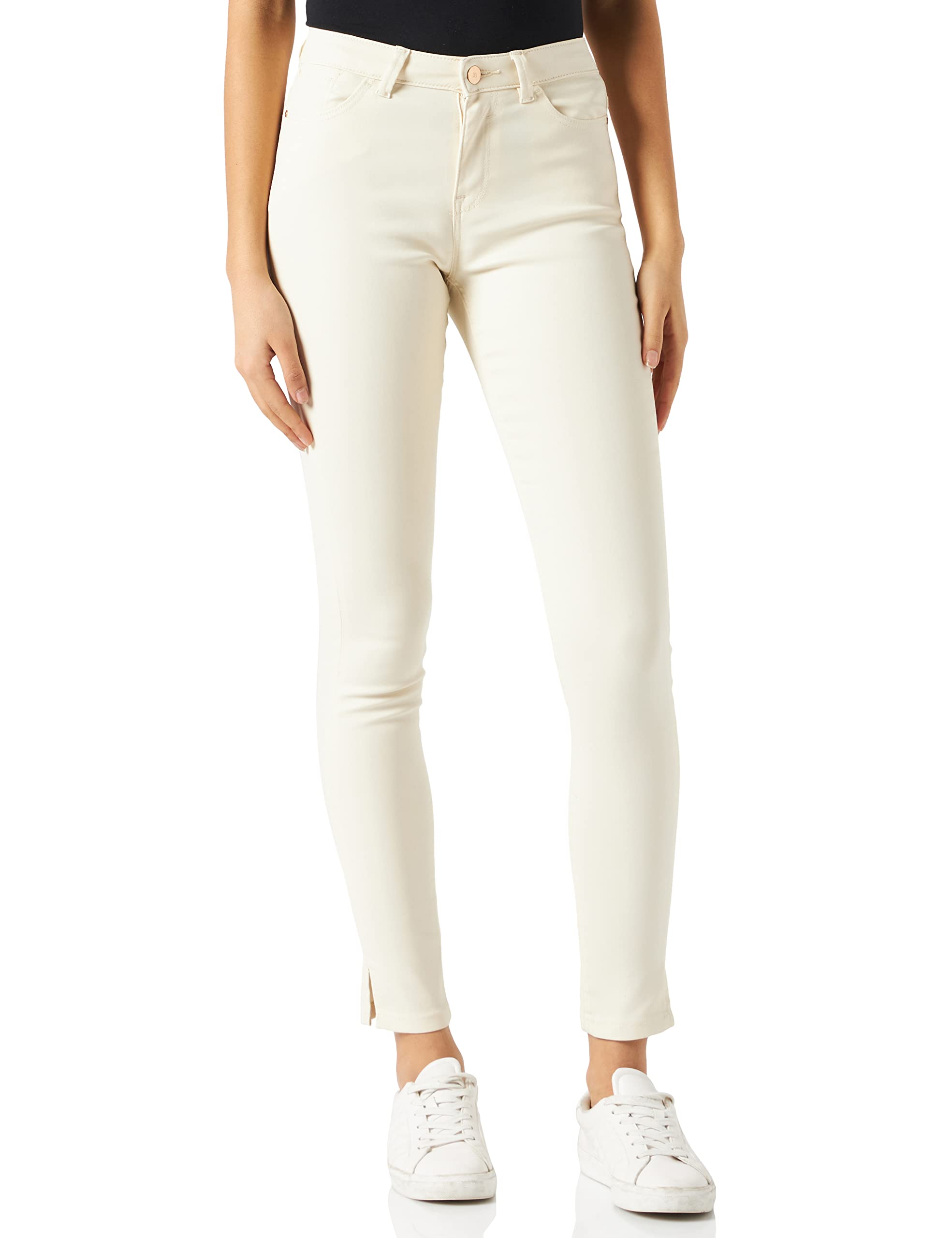 ESPRIT Collection Women's Trousers - Grey - 44W x 30L