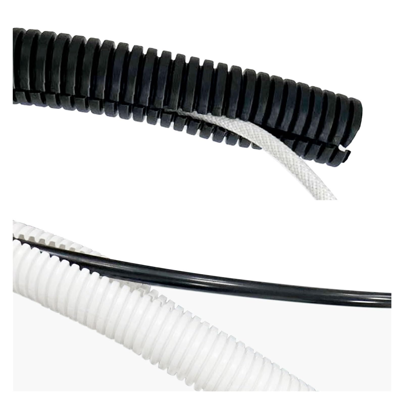 Tubo in polietilene for guaina protettiva for filo flessibile con diametro esterno di 10/13/15,8/25/28,5 mm(Black,10mmx13mmx30.48meters)