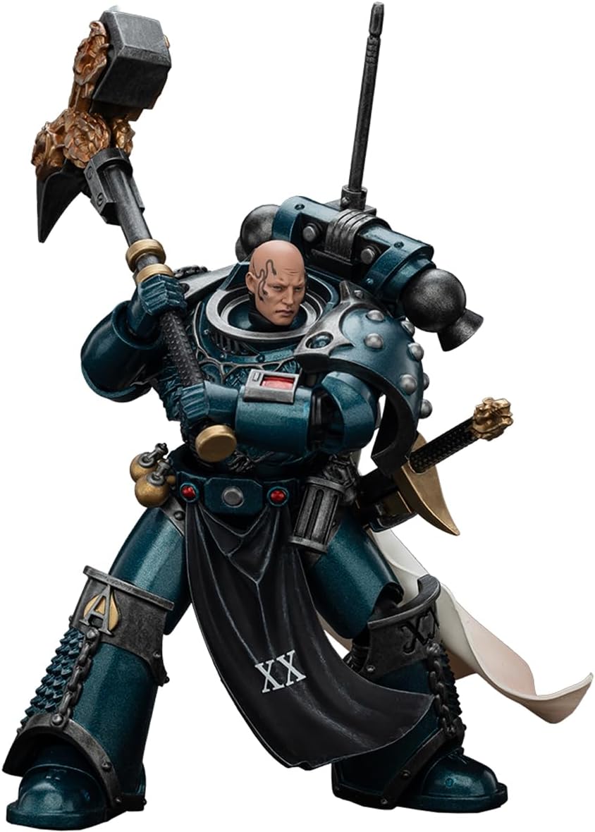 JOYTOY Warhammer The Horus Heresy 1/18 Action Figure-Alpha Legion Harrowmaster Armillus Dynat-Collection Model Birthday Gifts