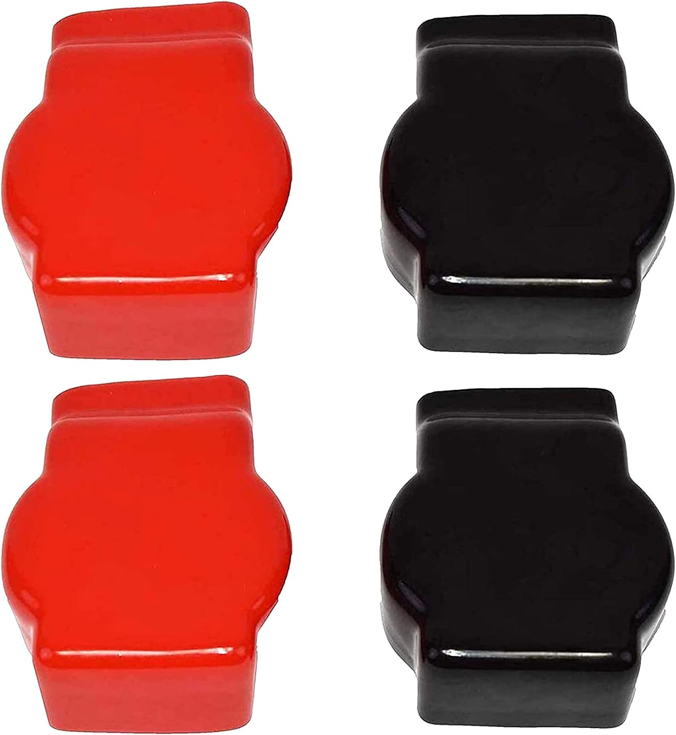 ZHITING 4pcs Couvercle De Borne Positif Et Négatif Bornes De Batterie