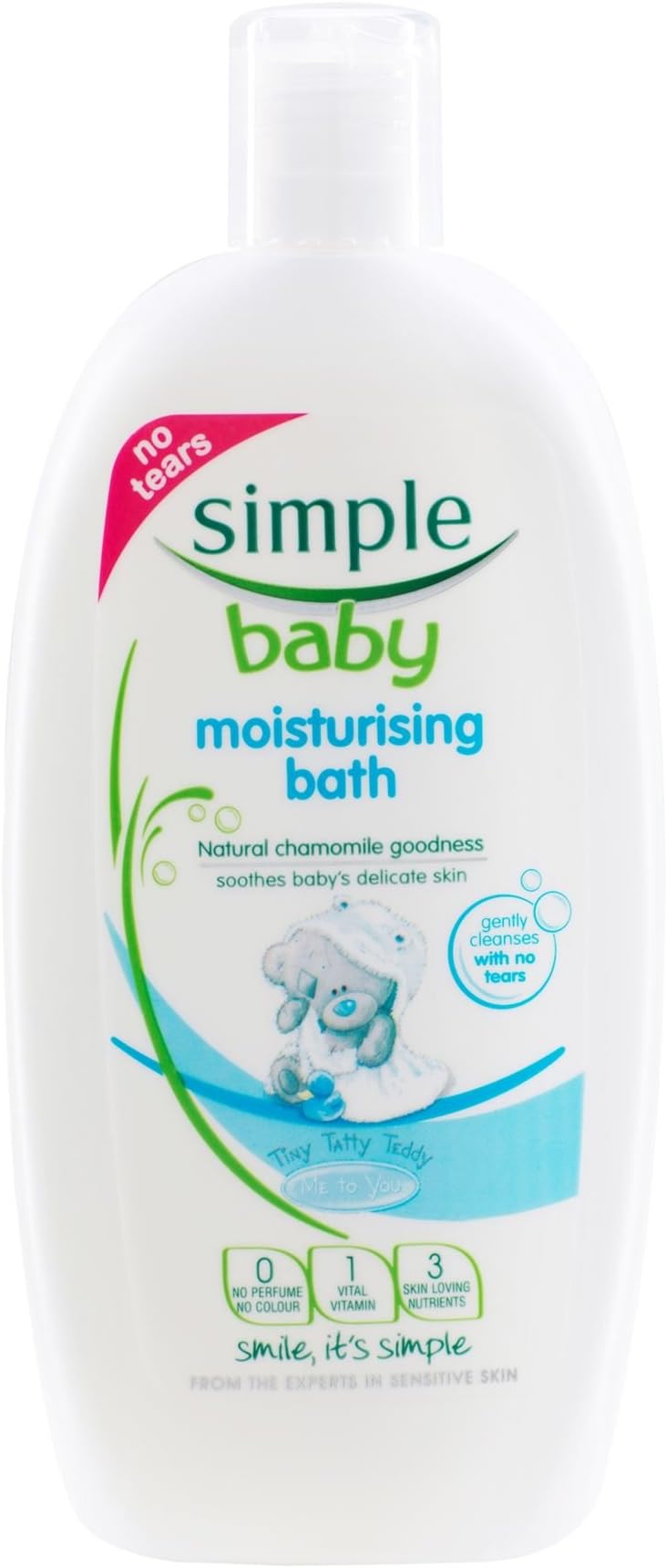 6 x Simple Baby Moisturising Bath 300ml