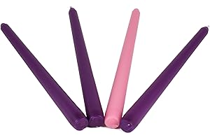 Delightful Skinny Advent Candles for Your Holiday Decor