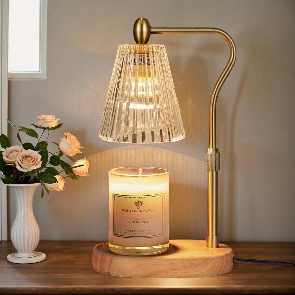 Lampe chauffebougie électrique avec minuterie et variateur d'intensité — free download
