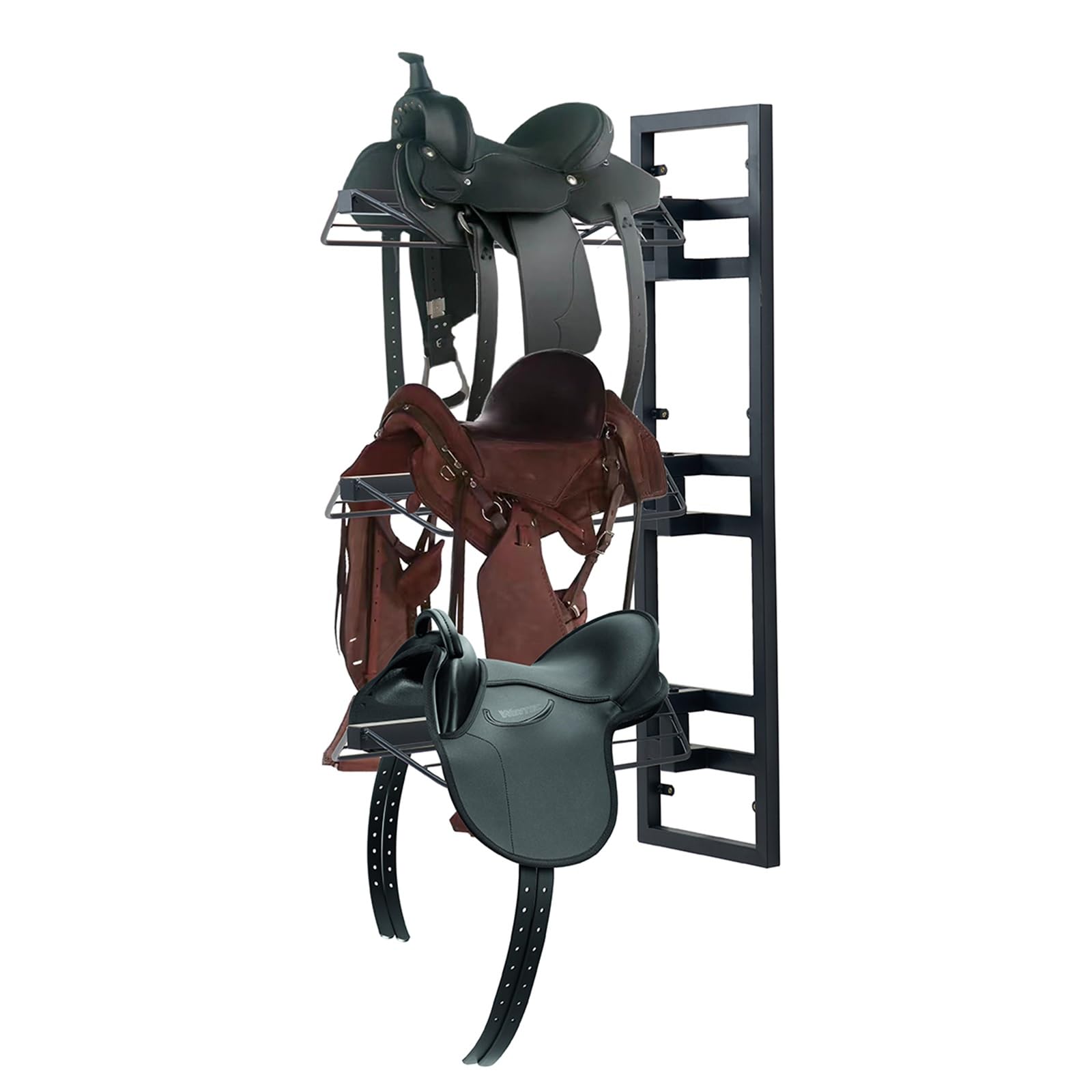 Supporto Per Sella Equestre Per Carichi Pesanti A 3 Livelli, Supporto A Parete Per Portasella, Supporto Per Sella Per Carichi Pesanti Equestre A 4 Livelli, Portasella Western E Inglese