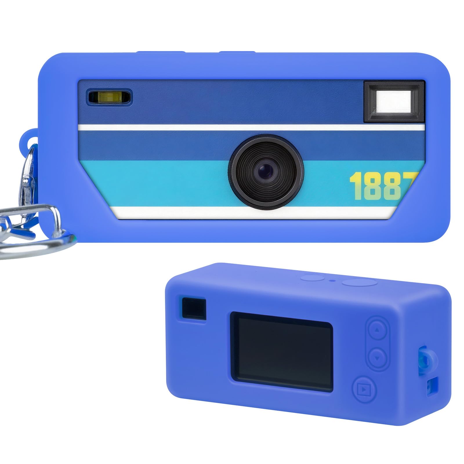 Kodak Charmera キーチェーンデジタルカメラ TYPE6 ブルー Amazon | for Kodak CHARMERA キーチェーンカメラ用 シリコンケース