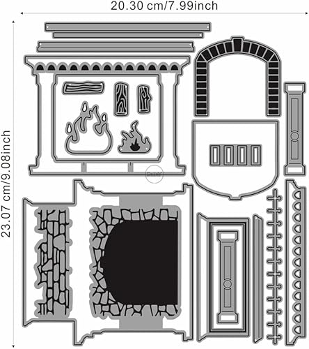 Miniatura 9 de DzIxY Troqueles de corte de metal para hacer tarjetas, kit de álbumes de recortes, papel de relieve, troquelados, plantillas de máquina, bolsillos