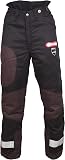 Oregon Yukon Pantalon de Protection pour Tronçonneuse Type A Classe 1 (20 m / s) pour Tronçonnage, Couleur Noir, Taille M (FR 42-44) - 1