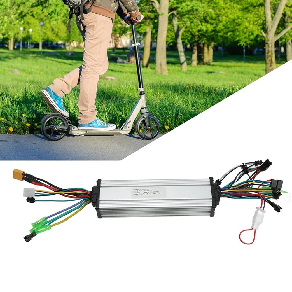 Sterownik silnika 24 V, 36 V, 48 V, 350 W, podwójny napęd, aluminiowy, plastikowy pojemnik