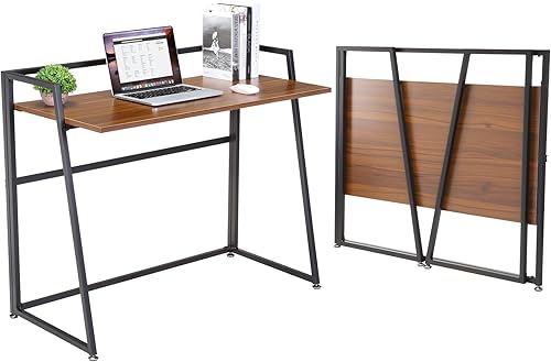 EUREKA ERGONOMIC Escritorio plegable moderno para computadora para dormitorio de estudiantes y adolescentes, escritorio plegable de 43 pulgadas,