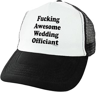ThisWear F-ing Awesome Wedding Officiant Trucker Hat