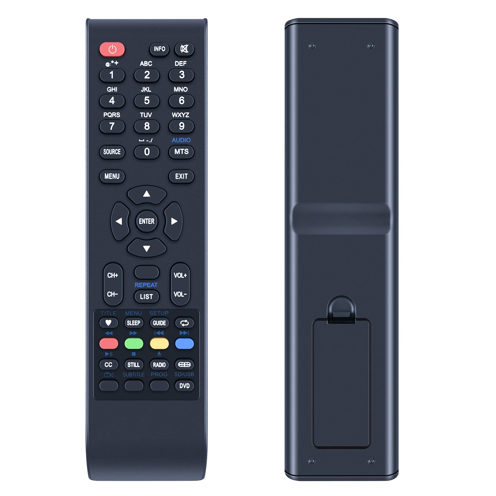 RETROSUNNew GCBLTV21U-C5 Replacement Remote Control Compatible for JSW LCD LED HDTV (GCBLTV21U-C5)