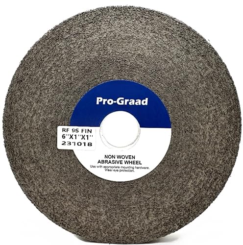 1 pack 6 x 1 x 1 9s fine series 1000 rf long life convolute deburring finishing amp polishing wheel includes arbor adapter for use on 34 58 12 inch shaft sizes pack of 1