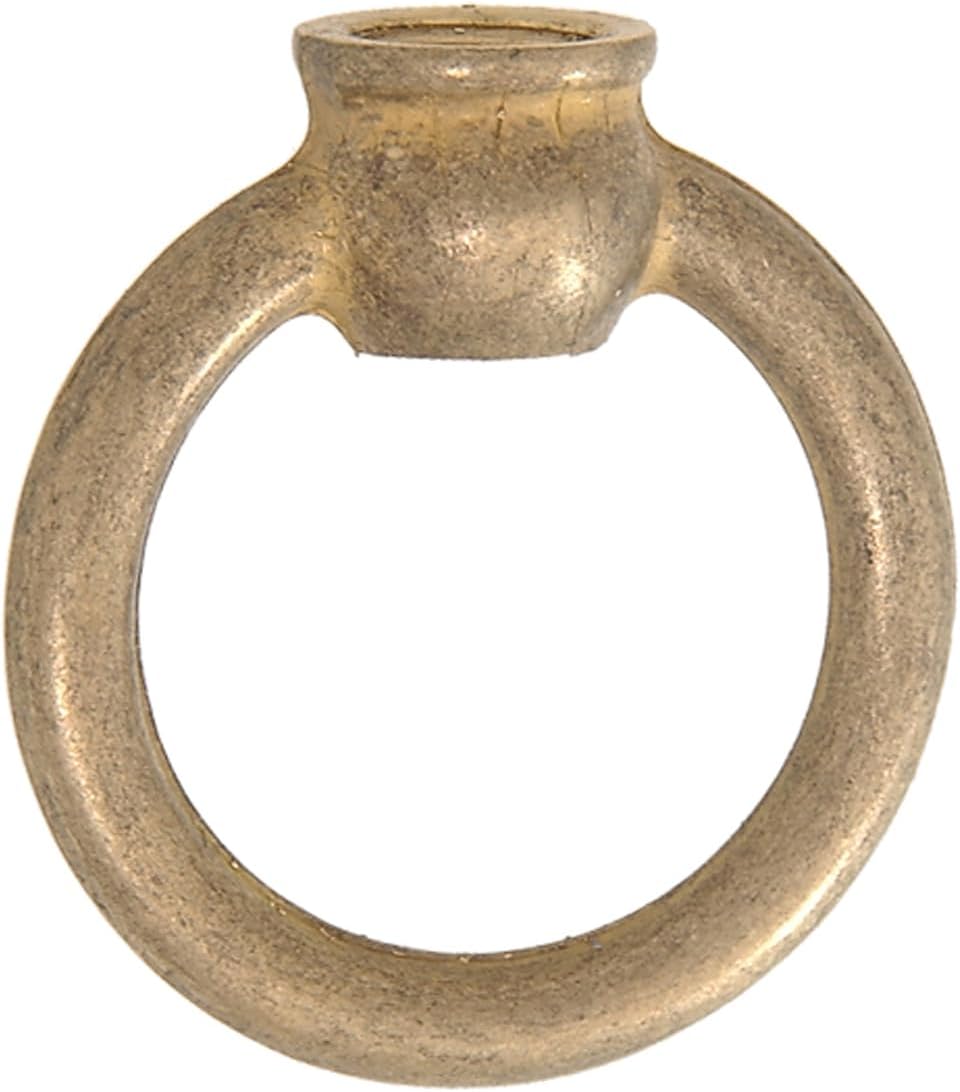 B&P Lamp® 1 1/2" Dia. Cast Brass Loop, Unfinished Brass