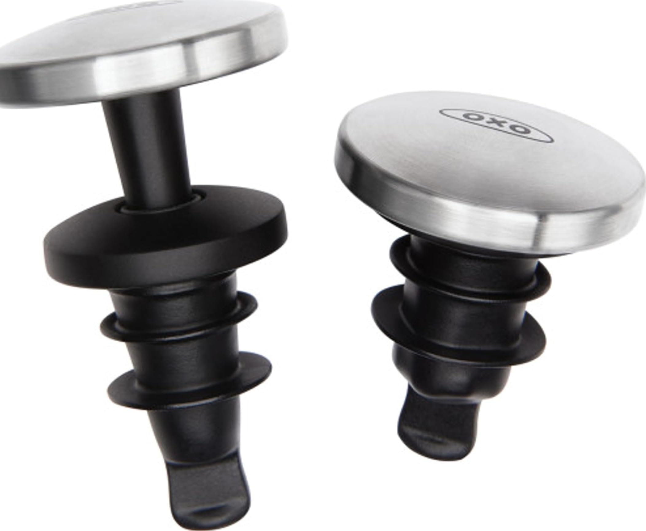 OXO Steel Spillproof Wine Stopper Set