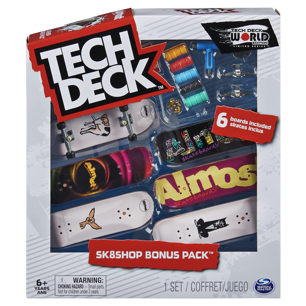 Bizak Tech Deck Skate Shop 6 patins (61929495), [modèle assorti]