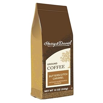 Harry & David Butterscotch Caramel Flavored Ground 100% Arabica Coffee - 12 Ounce