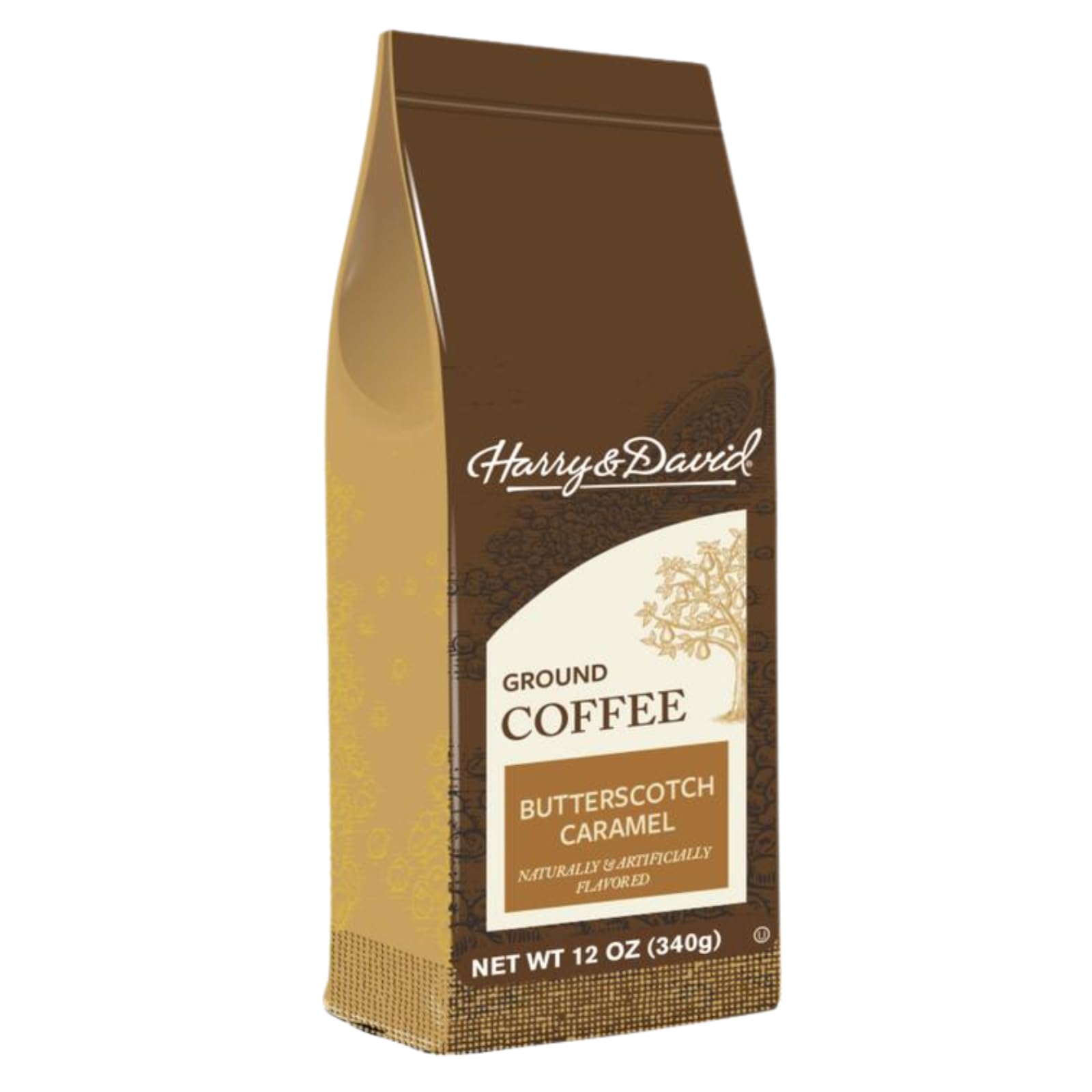 Butterscotch Caramel Flavored Ground 100% Arabica Coffee - 12 Ounce