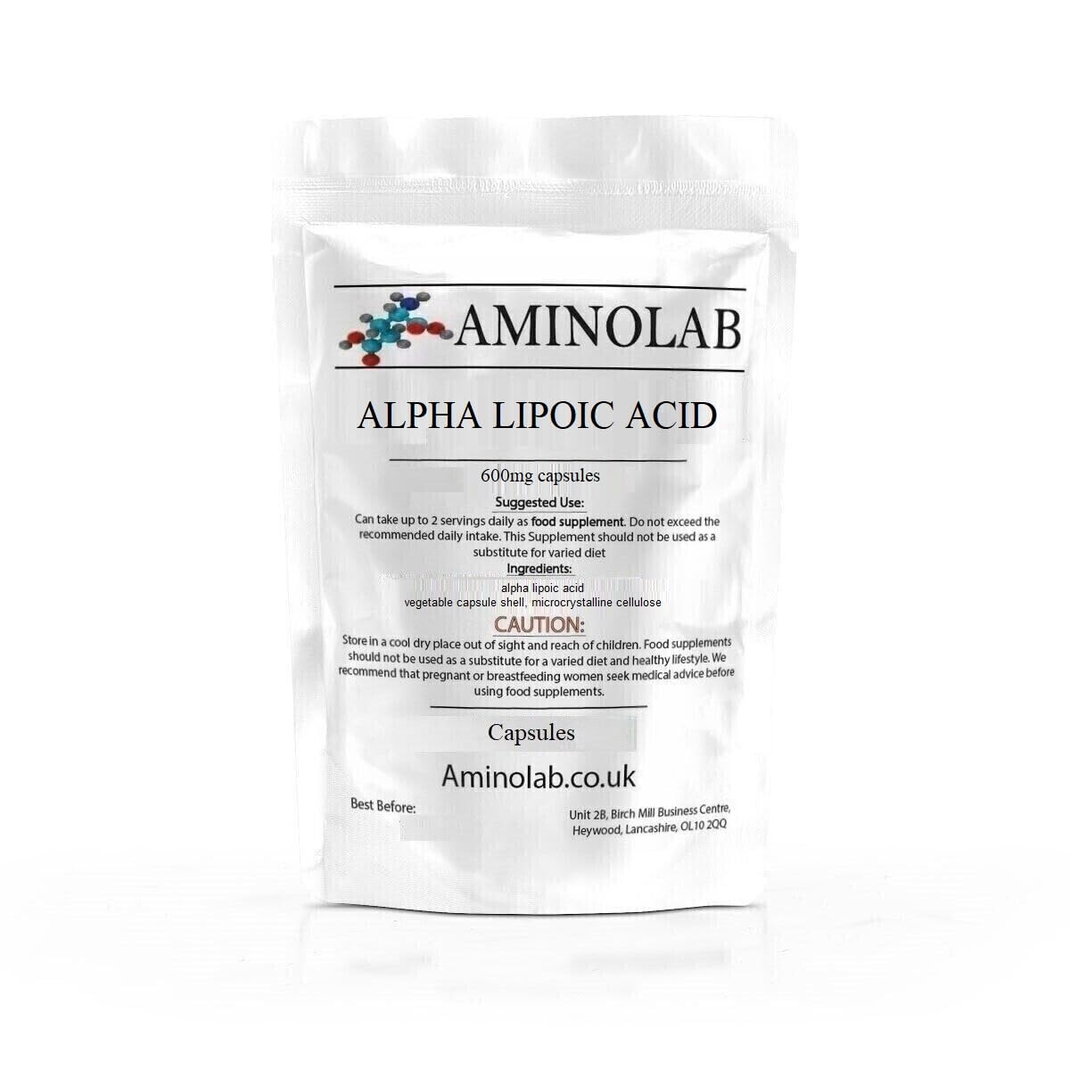 Aminolab Acide alpha-lipoïque 600 mg 240 gélules