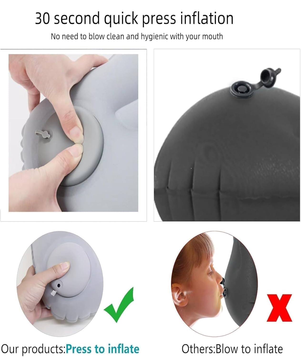 Ultralight Inflatable Pillow - Travel & Home Comfort -7