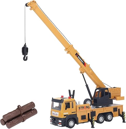 LBEC Camión micro grúa, camión grúa para niños, material de aleación educativo