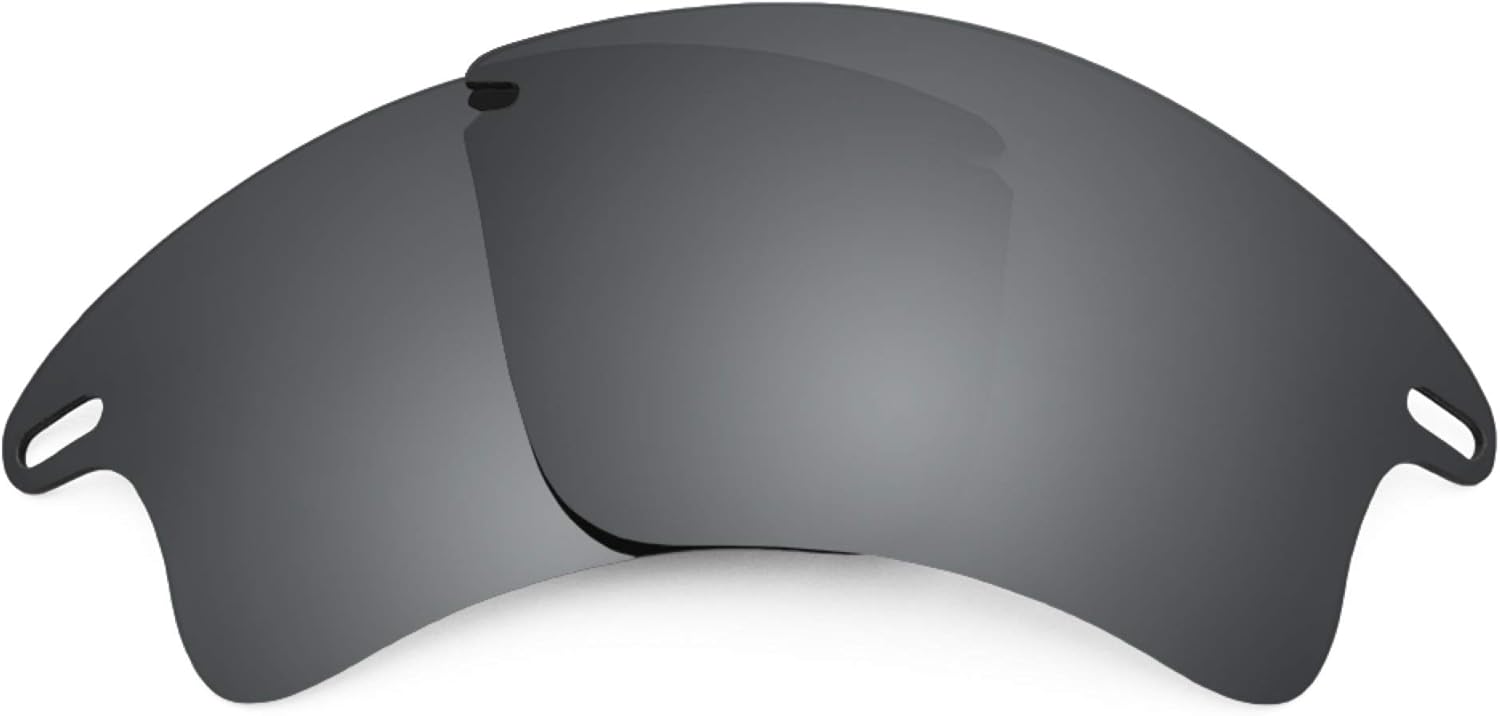 Revant Replacement Lenses for Oakley Fast Jacket XL sunglasses, UV Protection, Anti-Scratch and Impact Resistant, Elite Polarized Black Chrome Mirrored