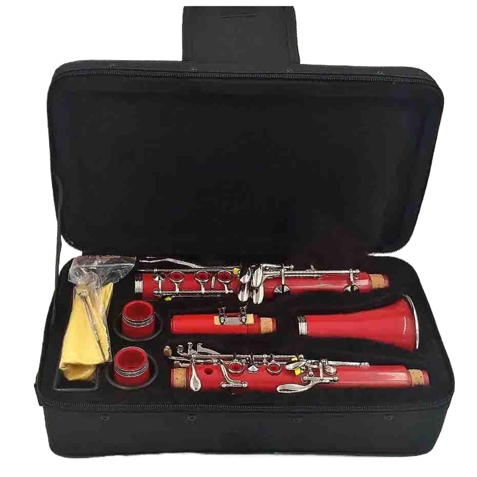 Instrumento Musical Clarinete Clarinete En Si Bemol Profesional De 17 Teclas Color ABS