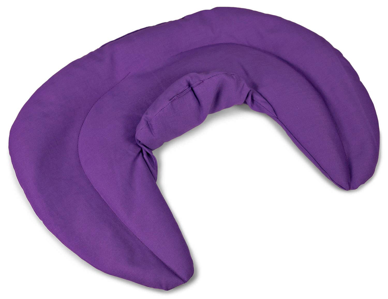 Coussin De Nuque Chaud/froid Aux Grains De Blé Et Seigle Bio, Col Montant, Environ 1000g, Forme Demi-lune, Made In Germany