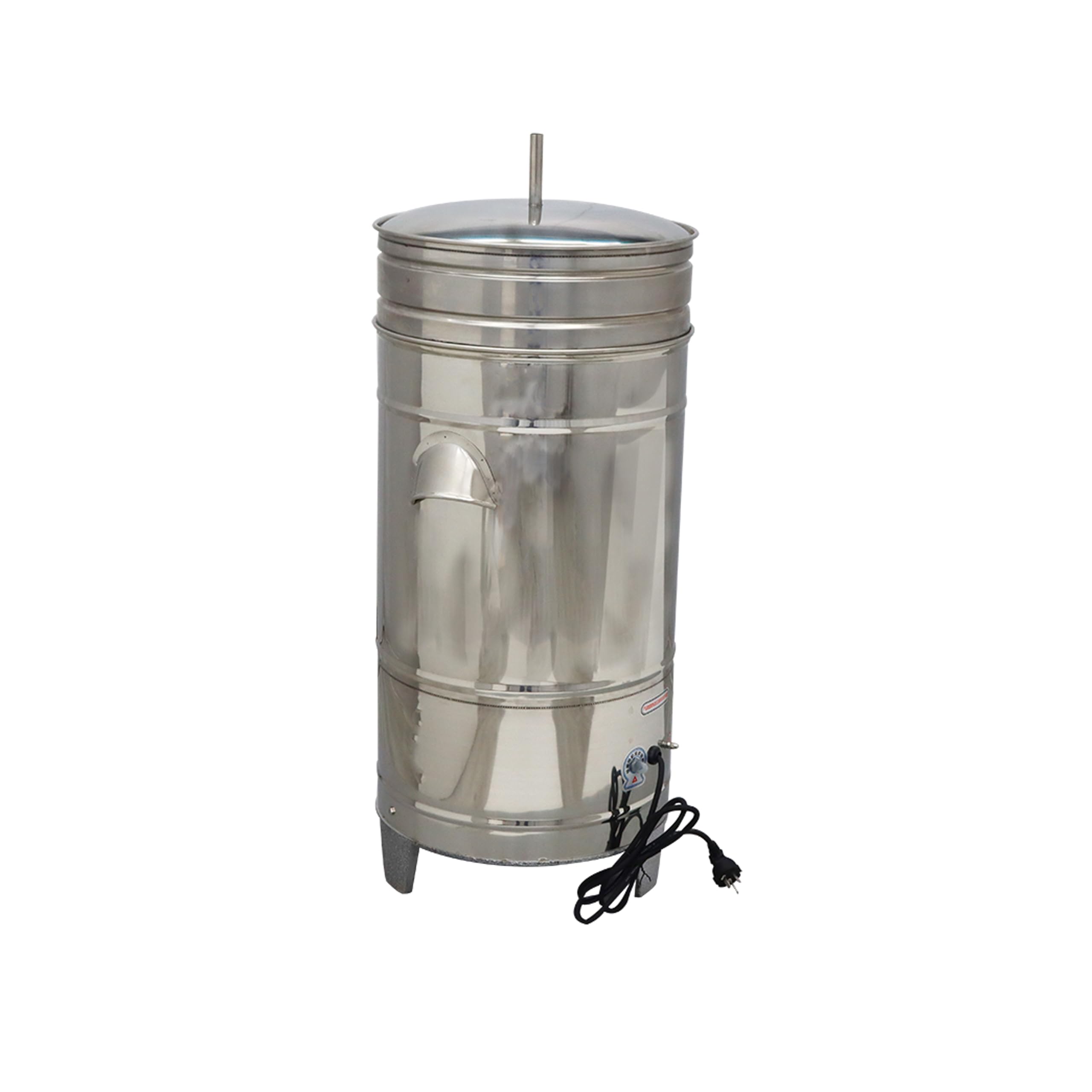 EQCOTWEA Commercial 220V Electric Salad Spinner Stainless Steel Electric Salad Spin Dryer for Vegetables Fruits Soy Milk Large Capacity for Carteens & Restaurant 0.75KW