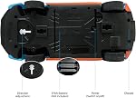 Rastar Lamborghini Voiture de télécommande, 1/24 RC Lamborghini Huracán STO Voiture-jouet RC Voitures pour garçons 8-12 ans Adultes