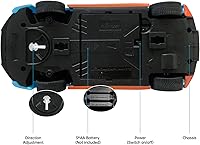 Vista 7 de RASTAR por Lamborghini Huracan STO RC Car 1:24 Escala Control Remoto Coche de Juguete, Vehículo Modelo R/C para Niños Negro RC - Azul