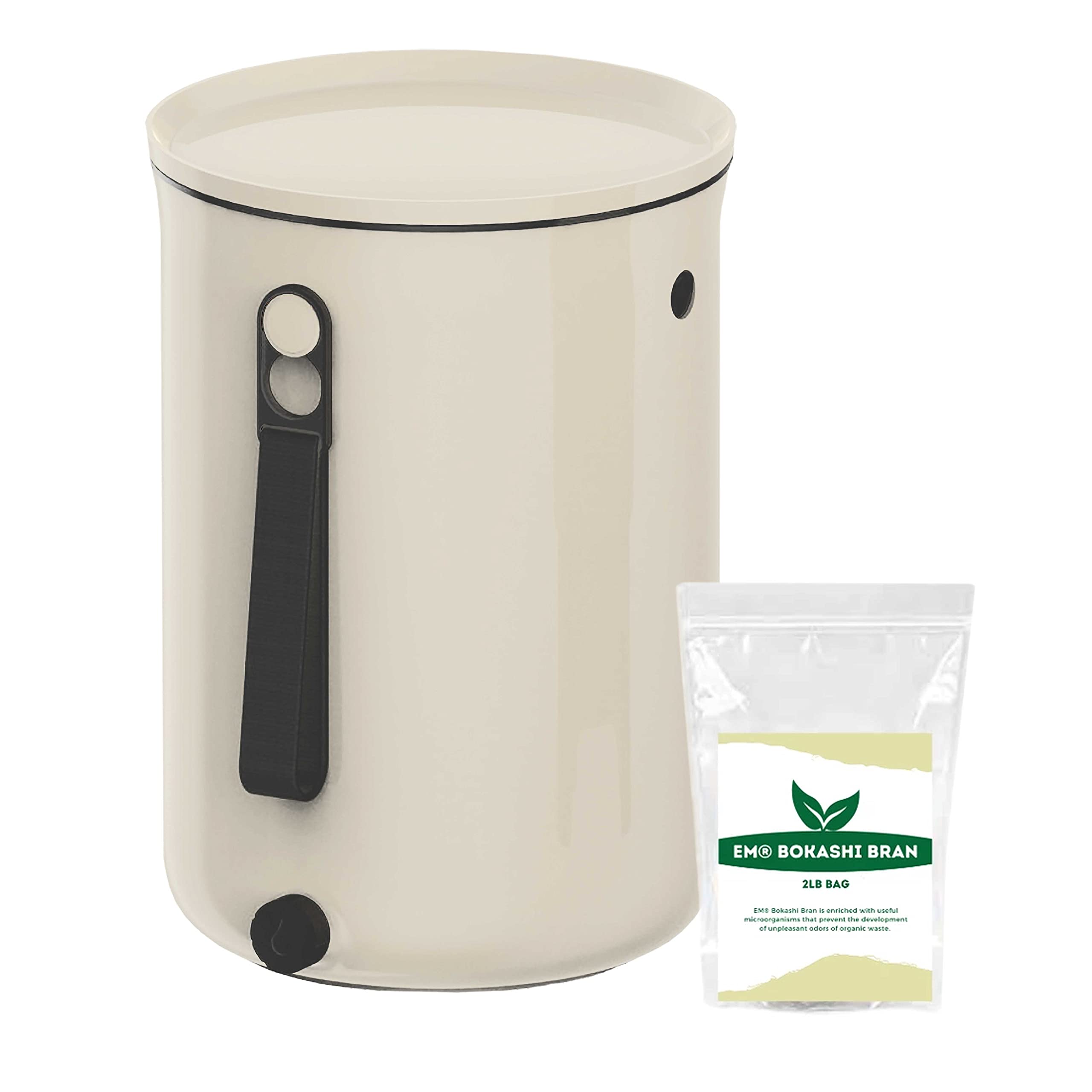 TeraGanix Organko Odorless Compost Bin Complete Bokashi Kit with