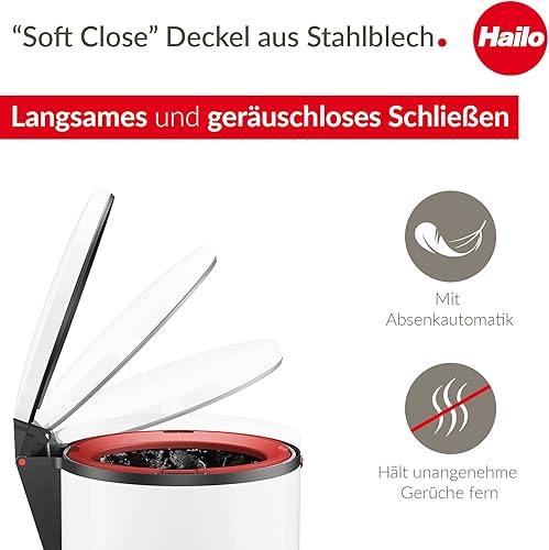 Miniatura 2 de Hailo 0517-030 Pure M, blanco, 10.6 x 10.6 x 16.9 in, blanco