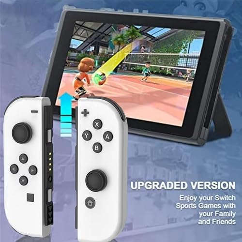 Vista 5 de XIBALAN Joypad for Switch, Replacement for Switch Controllers Joypad, Upgraded Switch Joypad with Dual VibrationWake-upScreenshot,White