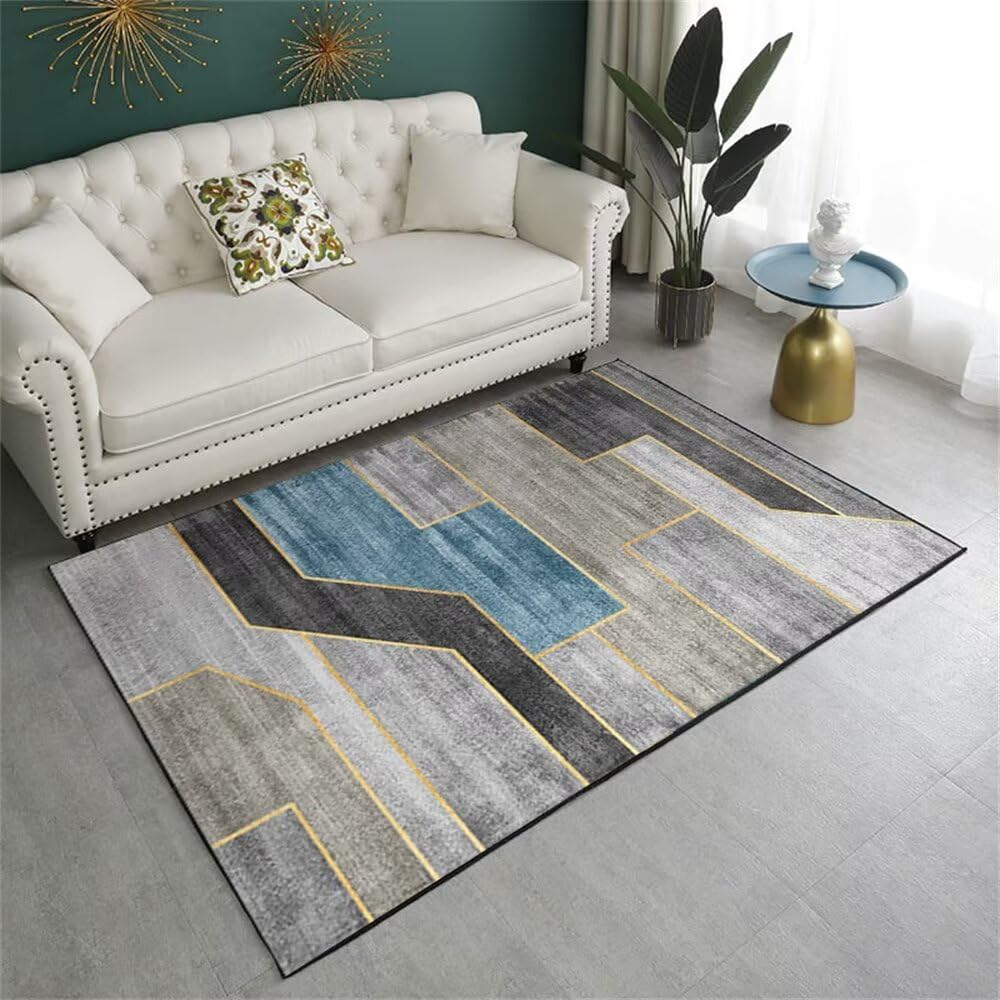 Tapis de chambre à coucher lavable et grand format pour déco ado fille