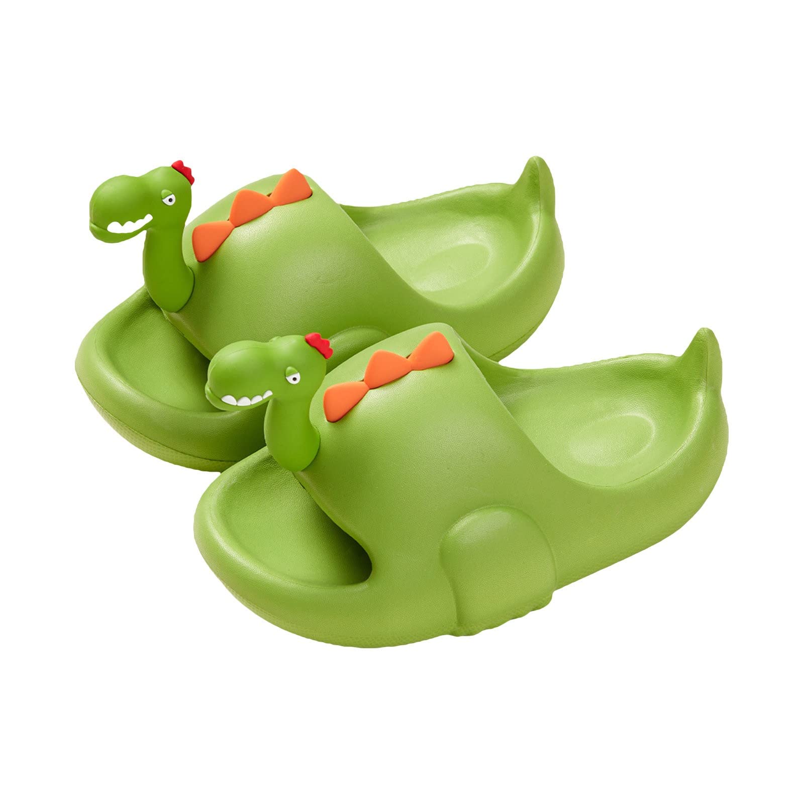 Generic Toddler Baby Boy Girl Slippers Open Toe Shoe Head Slippers Girl Home Shoes Baby Soft Toddler Winter Shoes Girls Size 9 (Green, 11.5 Little Child), mqBBBpd5g