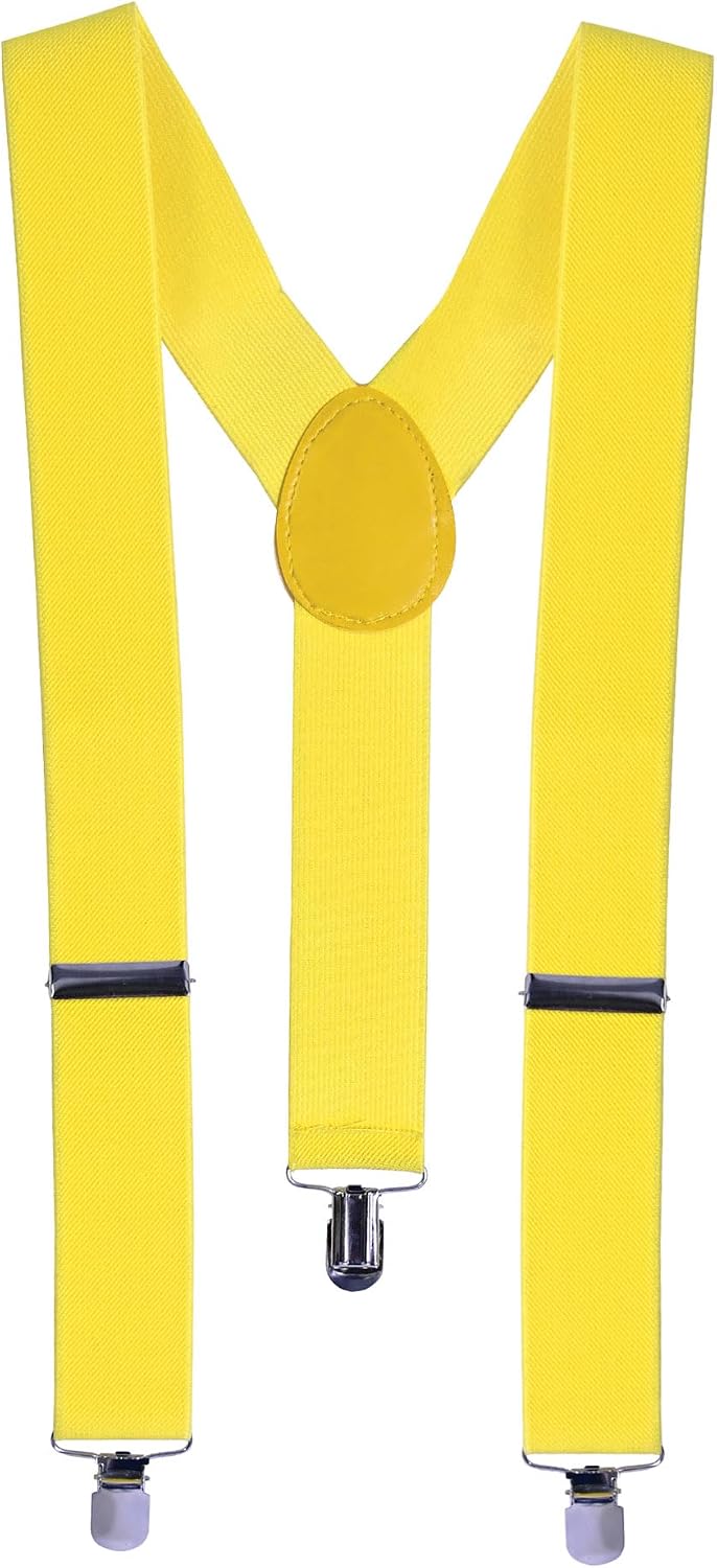 Beistle White Suspenders