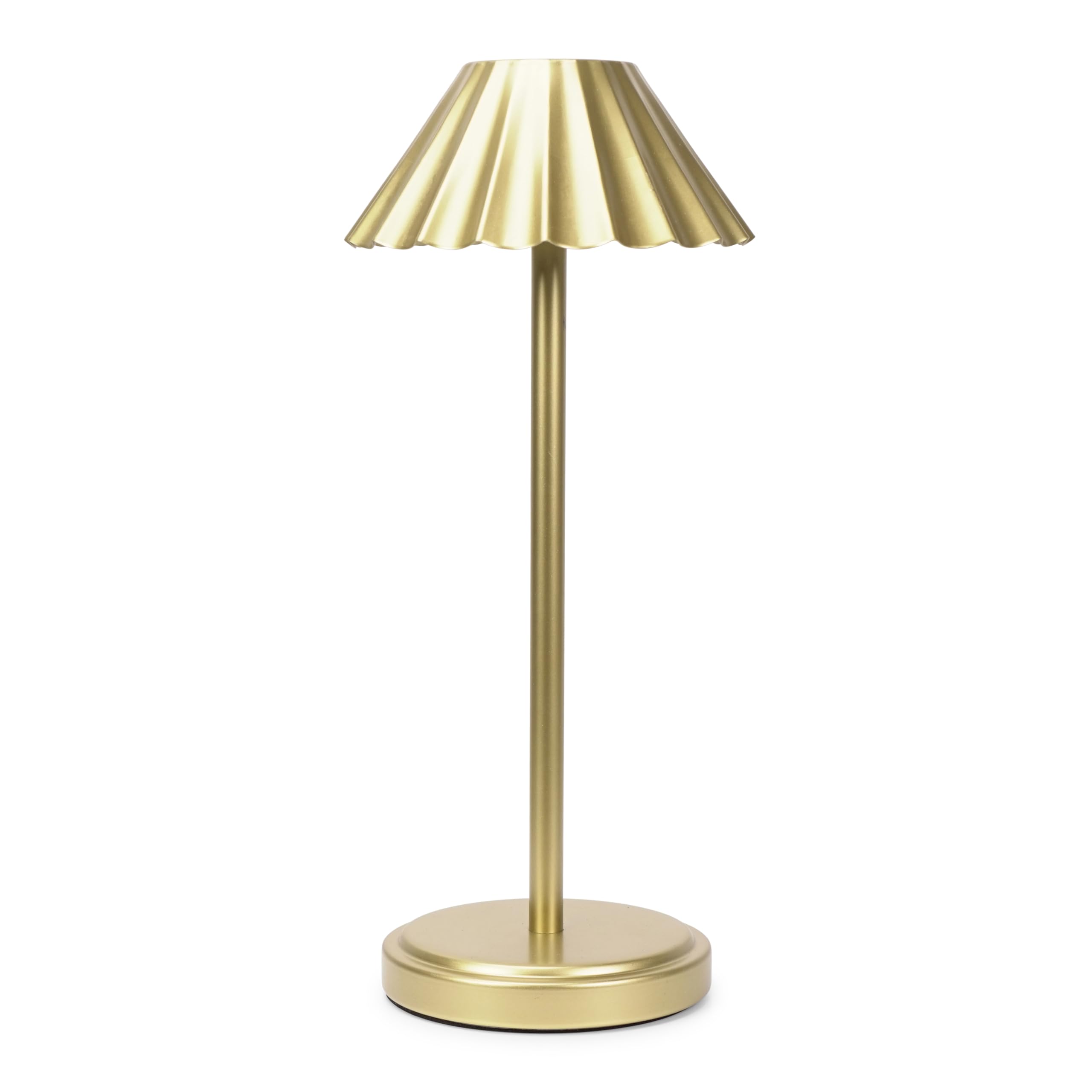 Valuelights Avery Rechargeable Portable Table LampGold from B&Q