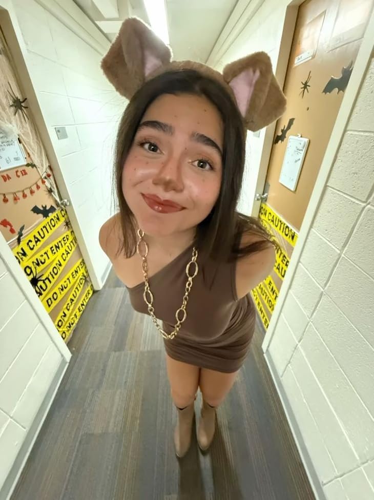 Huachi Dog Ears Headband Puppy Ears Brown, Halloween Dog Costume Party Headwear, Realistic Fluffy Puppy Headband - Image 6