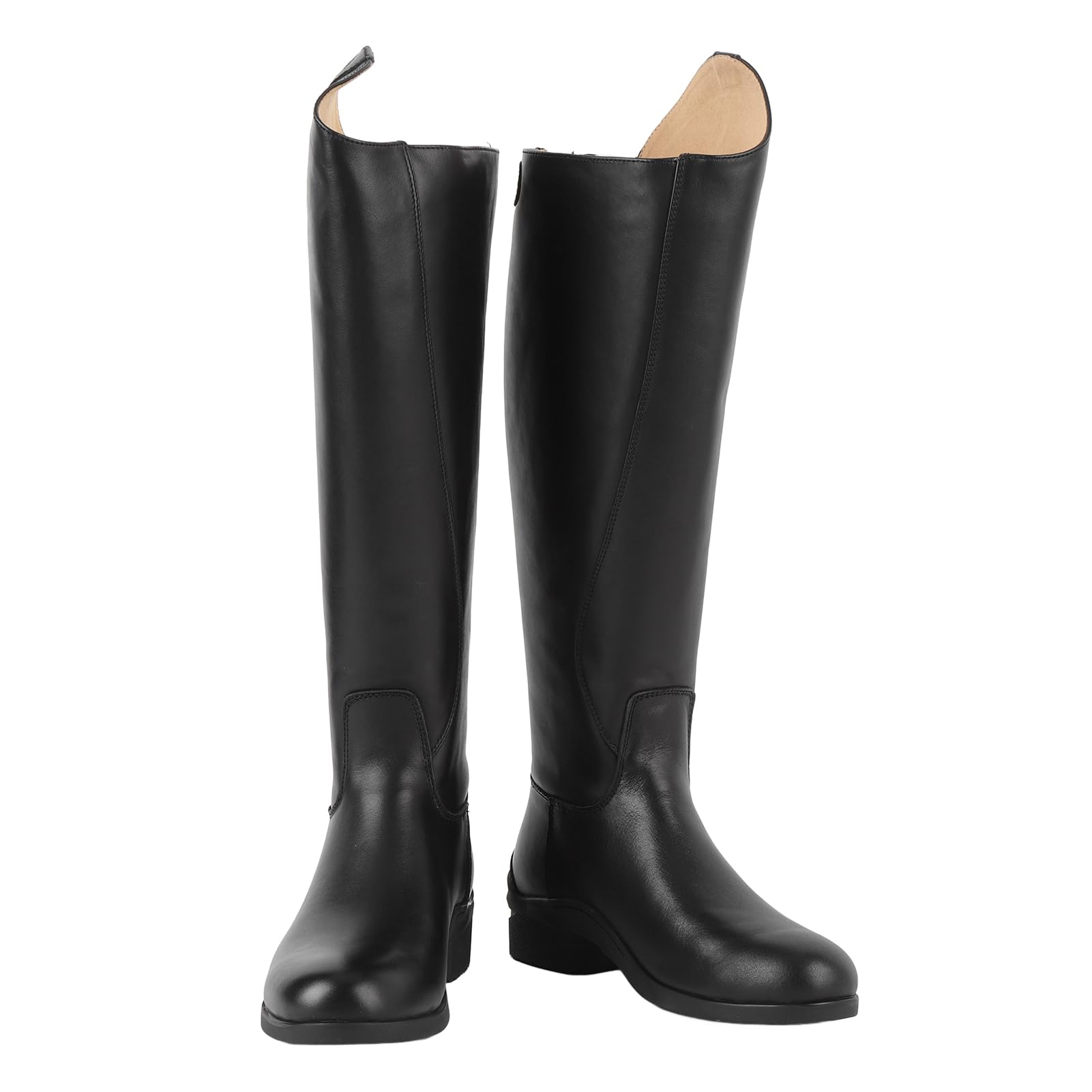 Stivali Alti al Ginocchio Stivali da Equitazione da Allenamento Equestre Unisex con Cerniera Posteriore in Pelle Eva Taglia 42 per l'uso Quotidiano (Taglia 43)